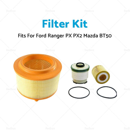 4WD Filter Kit for Ford Ranger, Mazda BT50 2.2 3.2 Diesel (2011-2017)