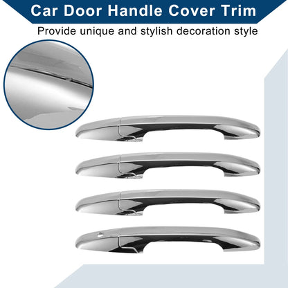 Car Door Handle Cover Trim for Honda Civic (2006-2011) Silver Tone