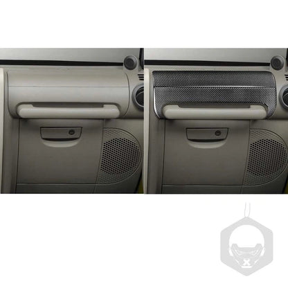 Carbon Fiber Passenger Side Front Handle Cover Trim fit for Wrangler 2007-2010