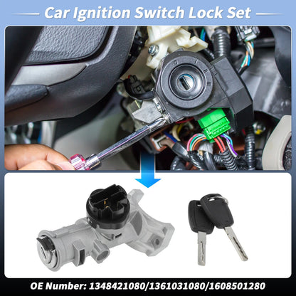Ignition Lock Cylinder w/ 2 Keys for Fiat Ducato (2006-2017)