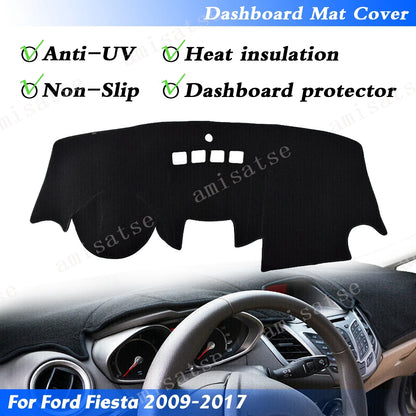 Dash Mat Cover for Ford Fiesta 2009-2017 (2 x)