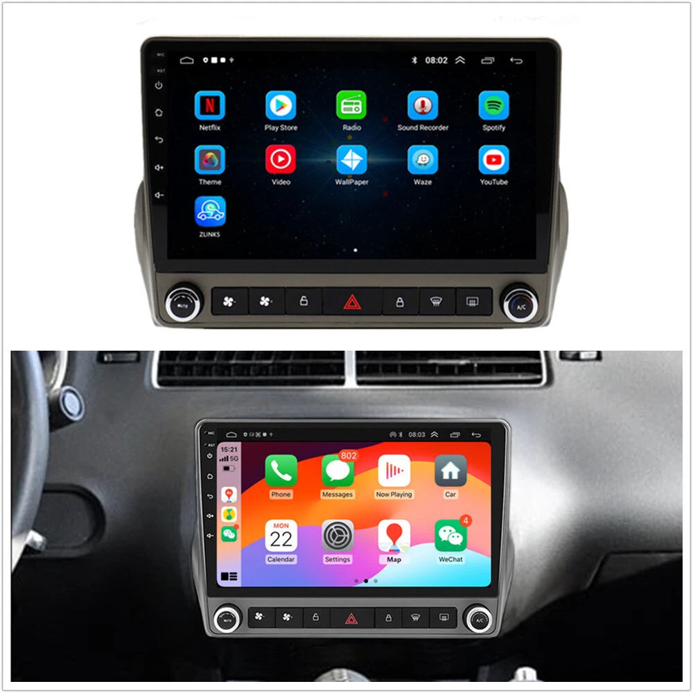 9" Android 13 Quad Core Stereo Radio GPS Navigation for Chevrolet Camaro (2008-2015)
