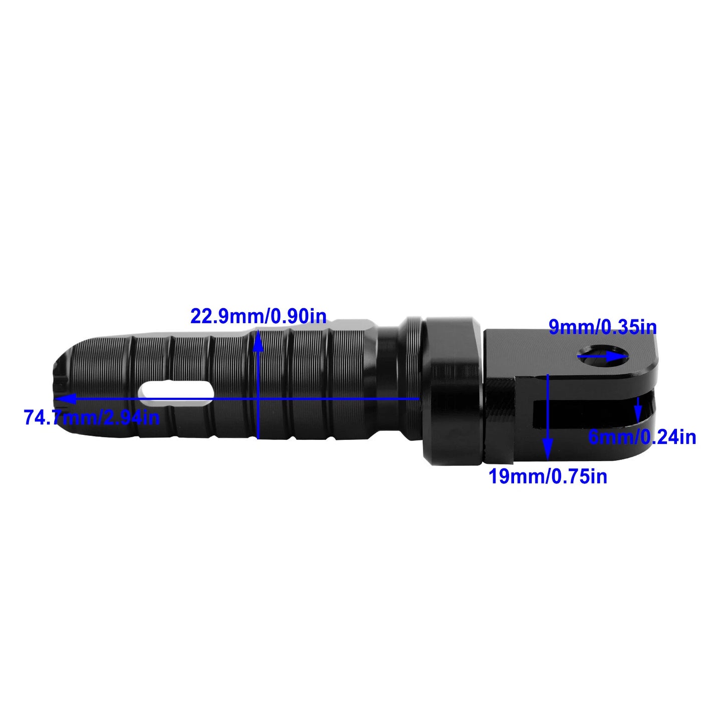 Footrests Foot Pegs for Interceptor 650, Hunter 350 (2018-2023)