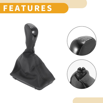 6 Speed Gear Shifter Knob & Cover for Mercedes-Benz E-Class (2002-2009)