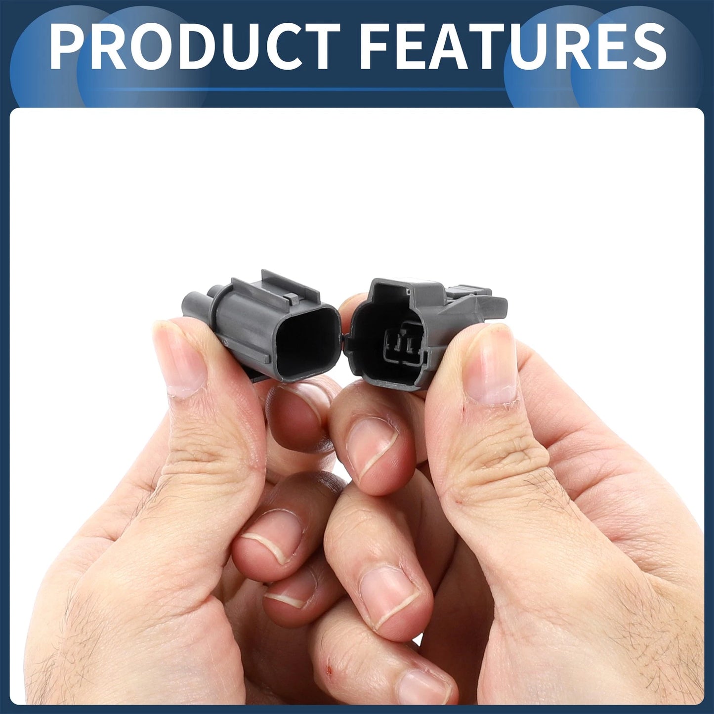 Pin Waterproof Connector Plug for Honda - Gray