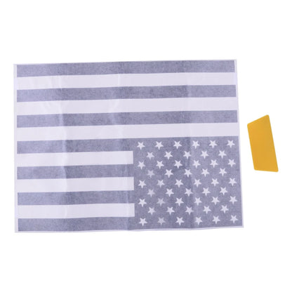 Rear Window American Flag Decal for Dodge Ram 1500 3500 (2009-2023)