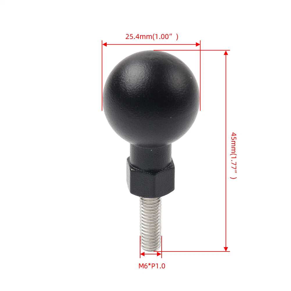 Motorcycle GPS Phone Holder Bracket Clamp Stand for M6x30mm (No Year)