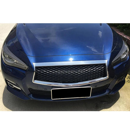 Carbon Fiber Headlight Eye Lid Cover Eyebrows for 2014-2020 Infiniti Q50 Sedan