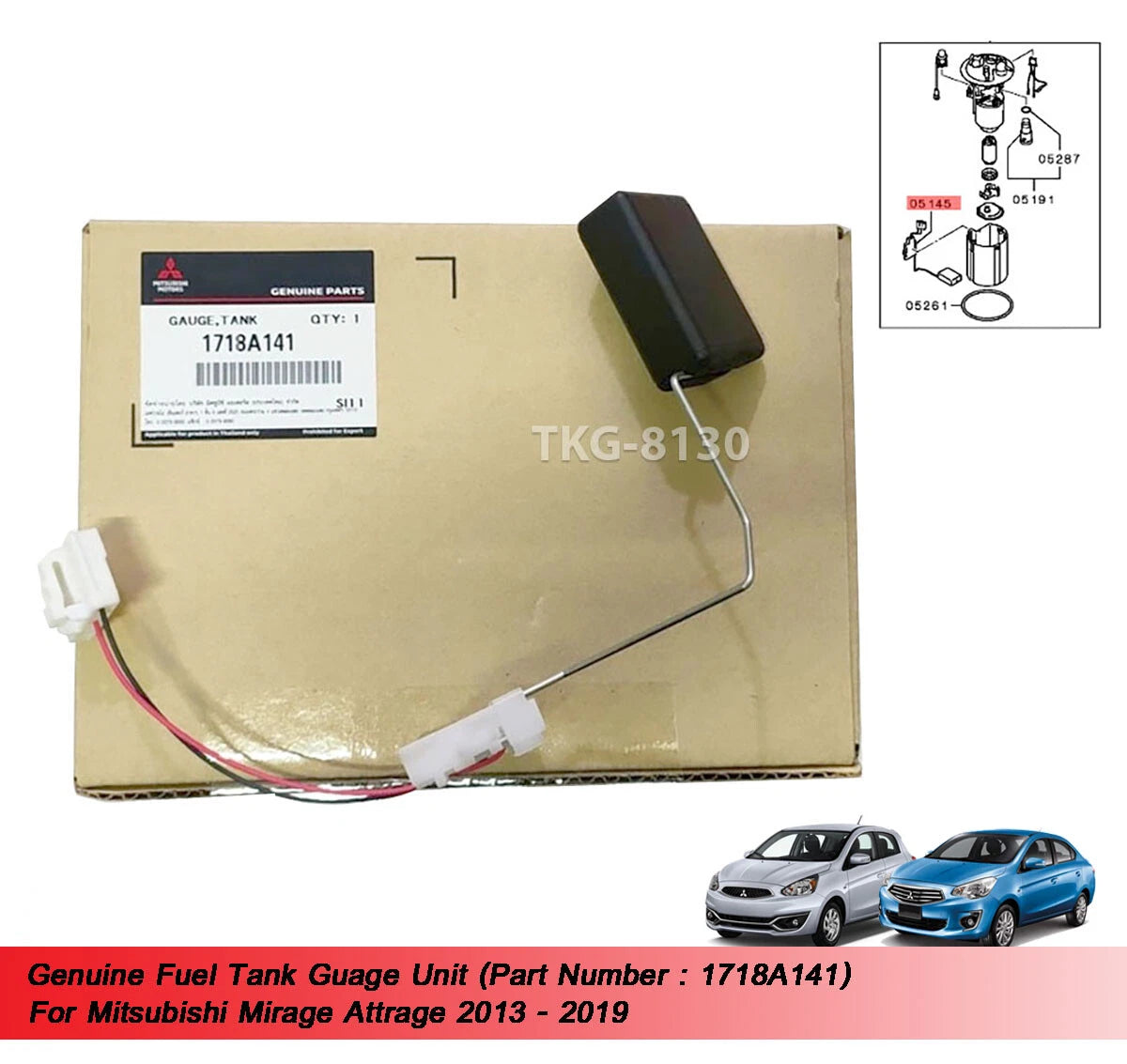 Fuel Tank Gauge Unit for Mitsubishi Mirage Attrage (2013-2019)