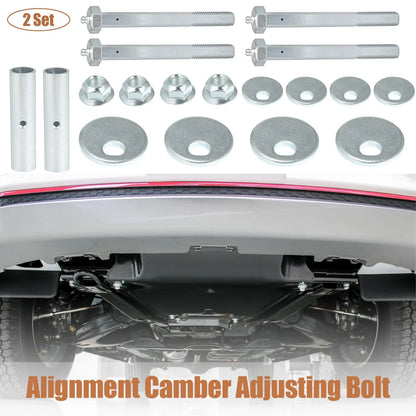Front Alignment Camber Caster Adjusting Bolt Kit for Toyota Tacoma 4WD (2005-2023)