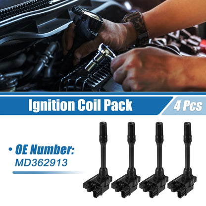 4 Pcs Ignition Coil Pack MD362913 for Volvo V40 S40 (1999-2004)