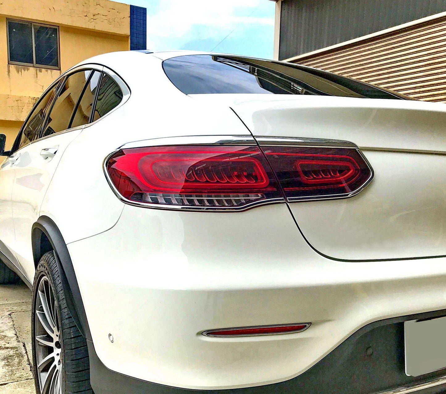 Tailights Trim Bezel Cover for Mercedes C253 Coupe (2015-2022)
