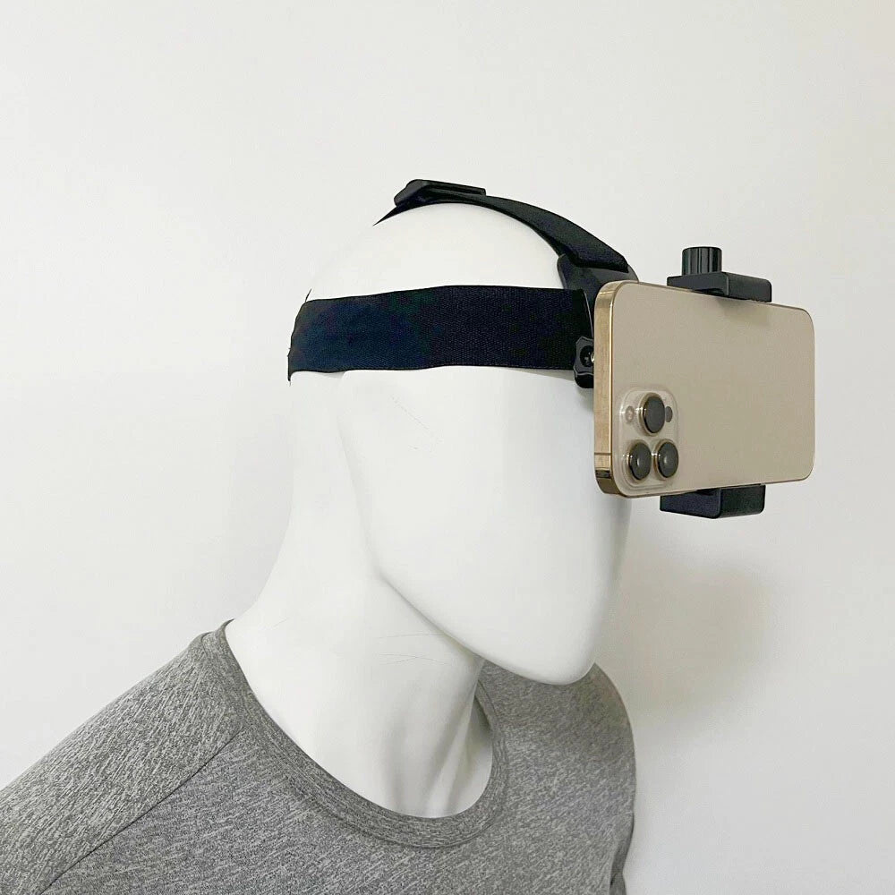 Universal Head Band Strap Phone Mount for Mobile Video Recording
