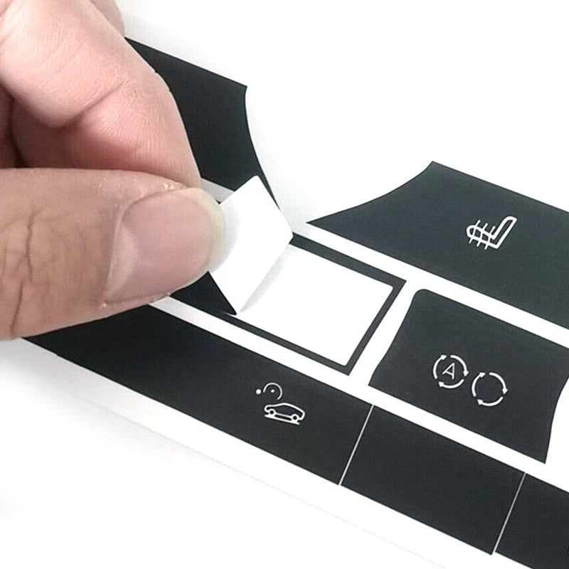 AC Dash Button Repair Decal for BMW 325i 328i E90 E91 E92 (2006-2011)