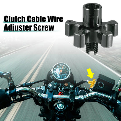 8mm Brake Clutch Levers Adjuster M8x1.25 Titanium Tone for Motorcycle
