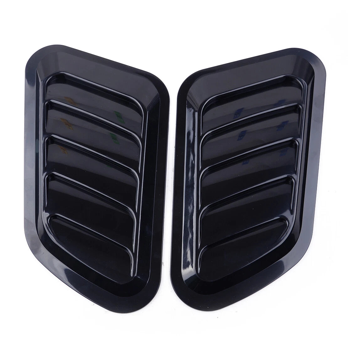 Black Car Decorative Air Flow Hood Scoop Vent Covers for Make & Model