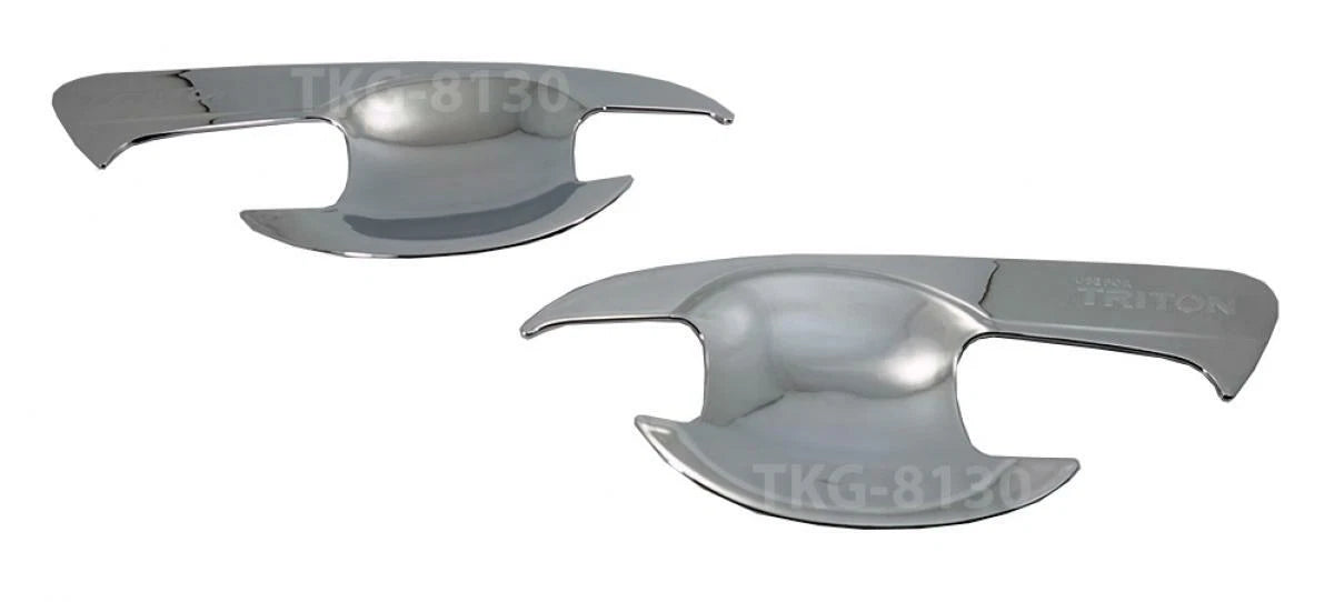 Chrome Handle Bowl Cup Cover Trim for Mitsubishi L200 Triton (2019-2020)