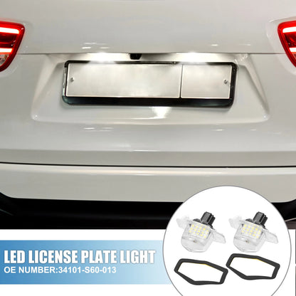 2 x LED License Plate Lights for Honda CR-V (2007-2012)