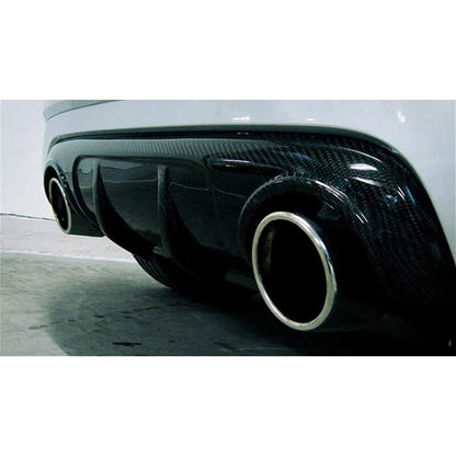 Carbon Fiber Rear Diffuser Lip Exhaust Valance Fit for Audi TT 2000-2006
