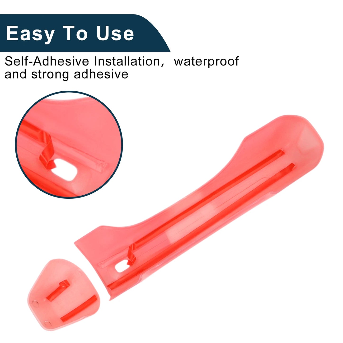 Door Handle Cover Trim for Jeep Wrangler JL (2018-2023) - Pink 1 Set