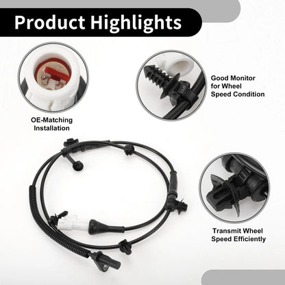 ABS Wheel Speed Sensor for Ford Edge 2007-2014 Front Left