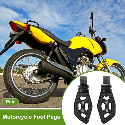 Motorcycle FootPegs 1 pair Rear Foot Pegs Foot Pedal Black for Motorcycle