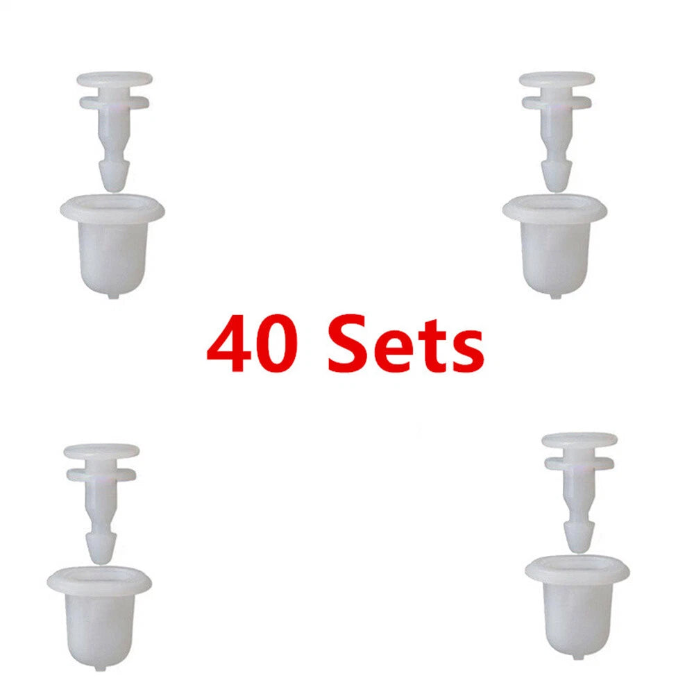 80x Wheel Arch Fender Flare Clips for Nissan Navara D22, Patrol GU