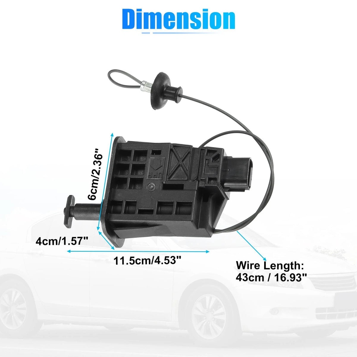 Fuel Lid Actuator Gas Door Assembly for Honda Accord (2018-2020)