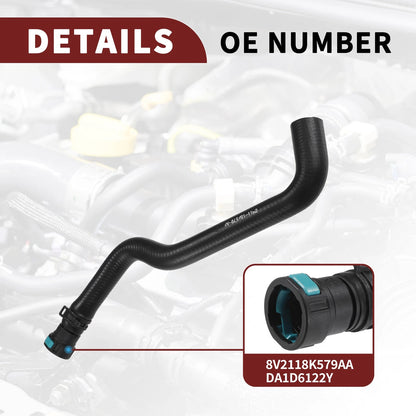 Heater Hose for Ford B-Max Fiesta 2008-2023 - Black 1 x Piece