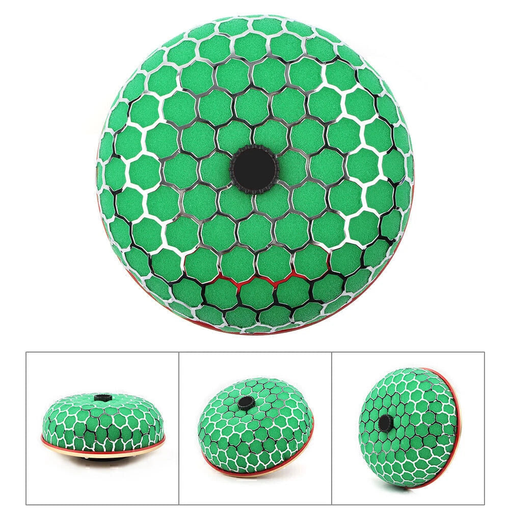 1x Green 3" High Flow Washable Mushroom Air Intake Filter for Car