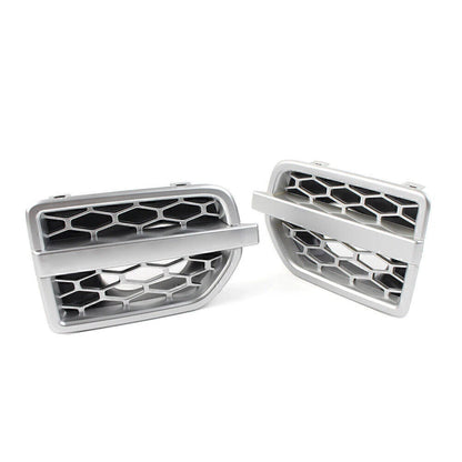 Silver Front Grille Air Intake Vent for Land Rover LR4 (2010-2016)