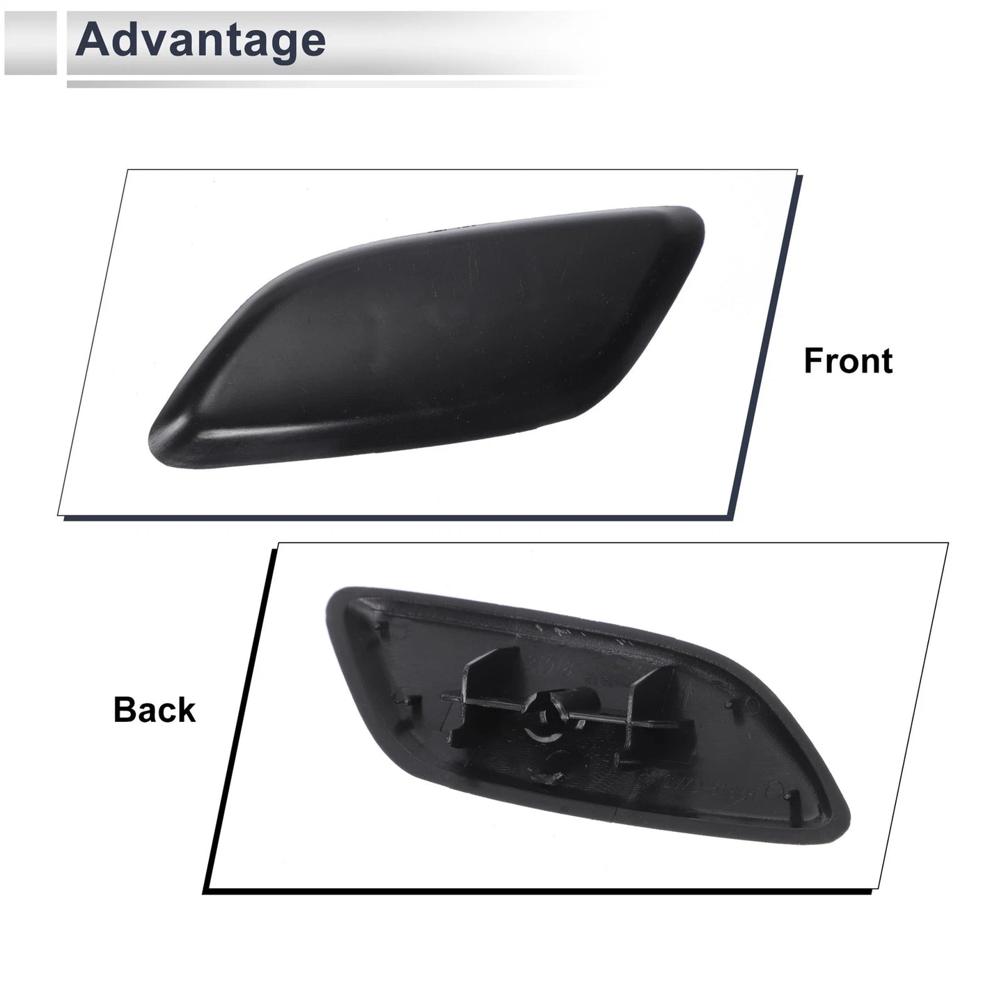 Bumper Headlight Washer Nozzle Cover for Mazda 6 (2008-2012)
