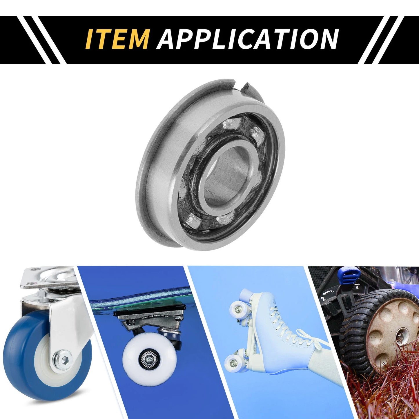 6000NR 10x26x8mm Deep Groove Ball Bearings for Scooter Skateboard Wheel