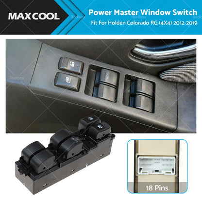 Master Window Switch for Isuzu D-Max, MUX, Holden Colorado (2012-2019)