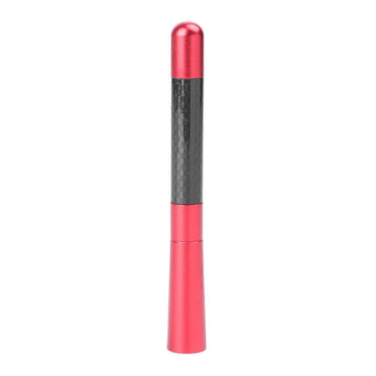 Red Carbon Fiber FM AM Radio Aerial Antenna for Universal Car (No Year)