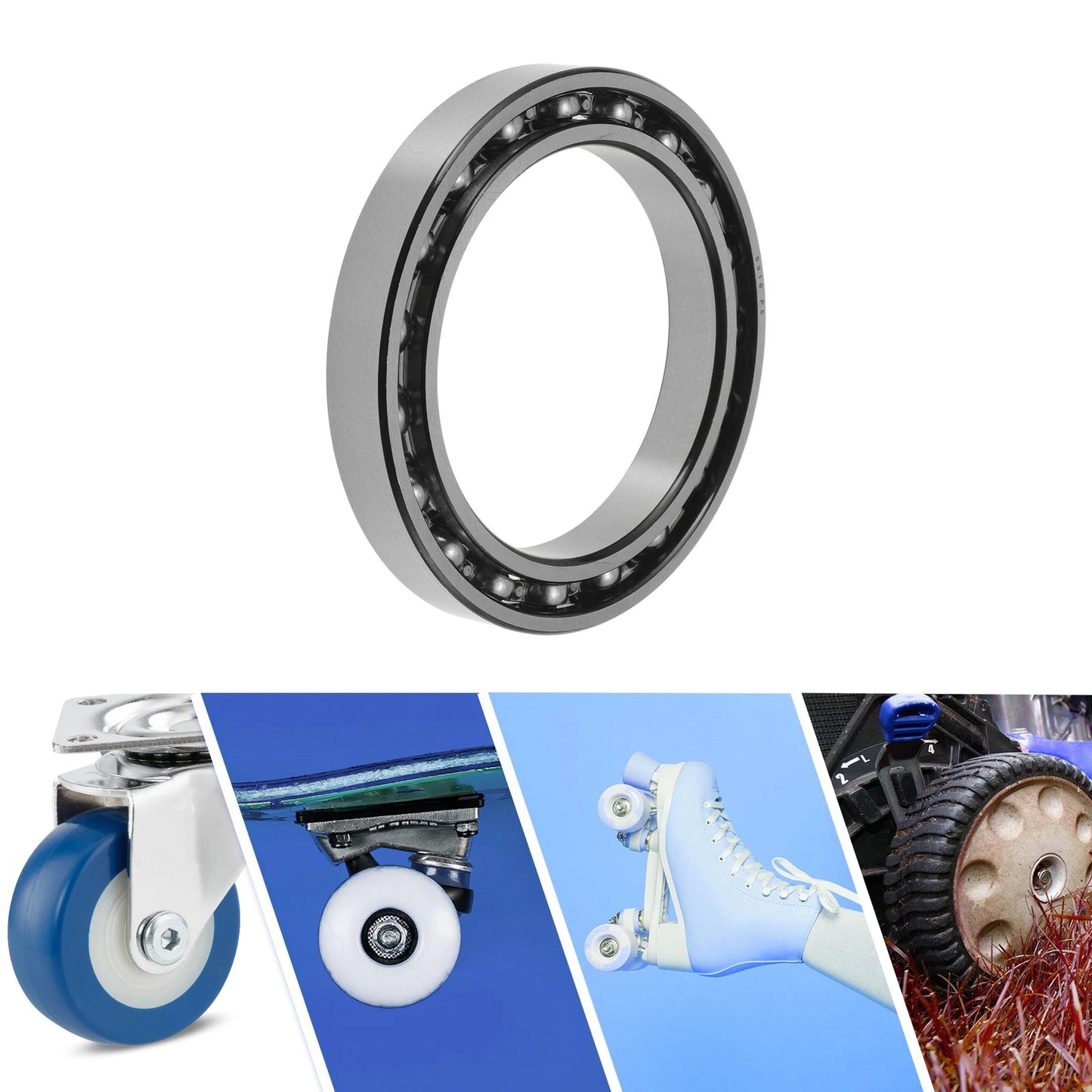 6916 80x110x16mm Deep Groove Ball Bearings for Scooter Skateboard Wheel