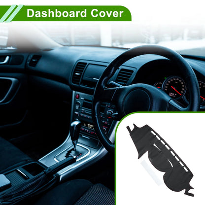 Dashboard Cover Mat for Subaru Outback 2014 (2014) - Black Red