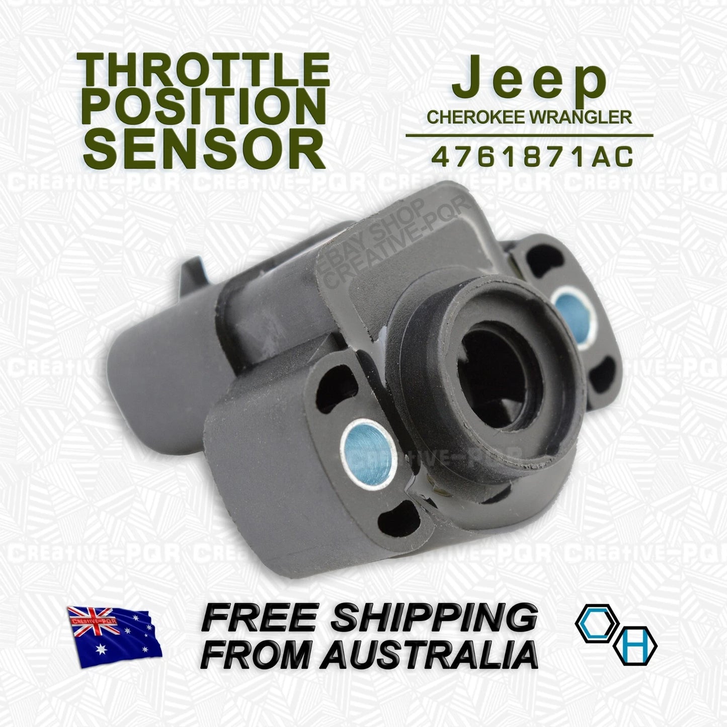 Throttle Position Sensor for Jeep Grand Cherokee, Wrangler, Chrysler (1993-2004)