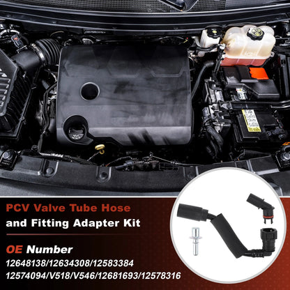 PCV Valve Tube Fitting Kit 3.6L for Chevy Traverse (2012-2017)