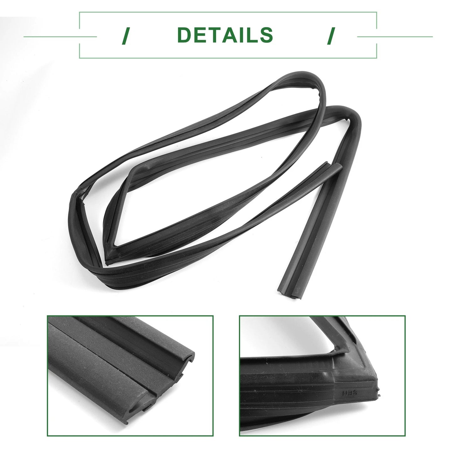 Front Right Door Window Seal Strip for Honda Fit (2009-2014)