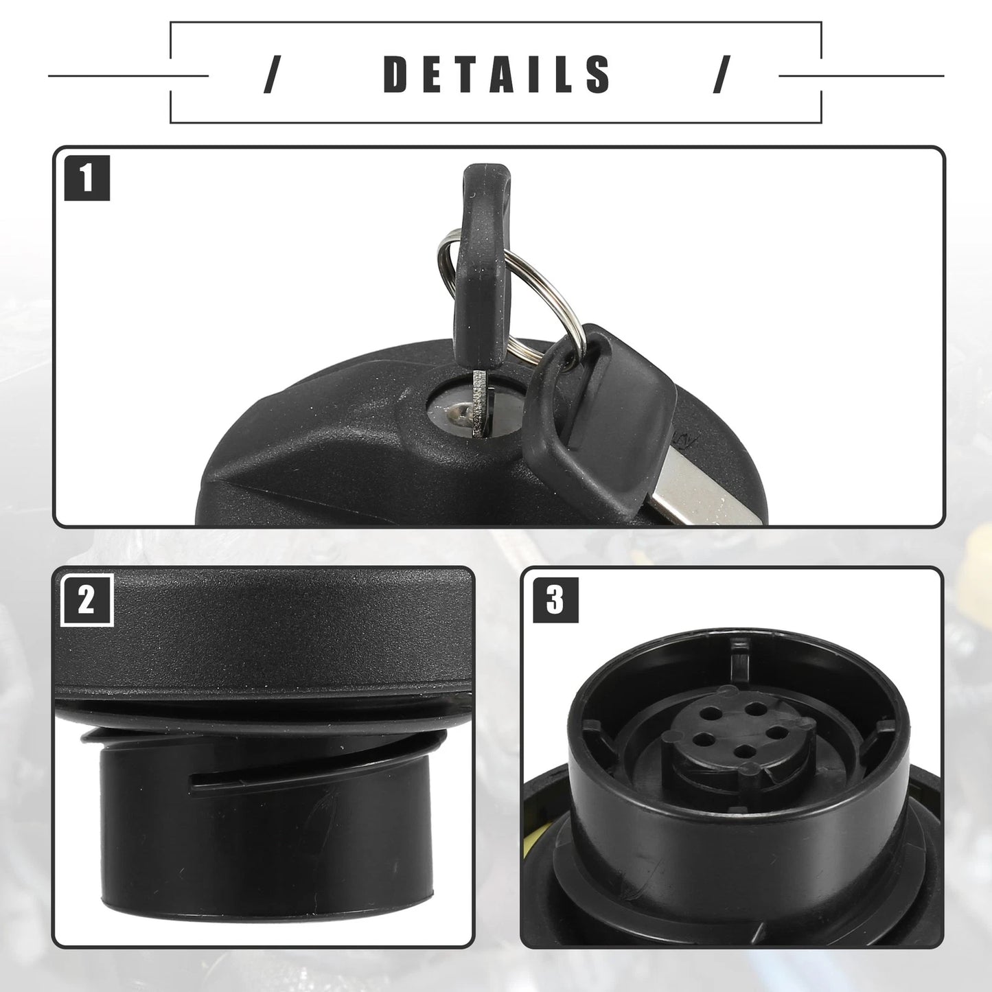 Fuel Tank Filler Cover  Keys for Dodge Grand Caravan (2011 - 2020)
