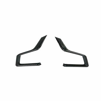 2 x Carbon Fiber Steering Wheel Trims Cover for Subaru Crosstrek XV