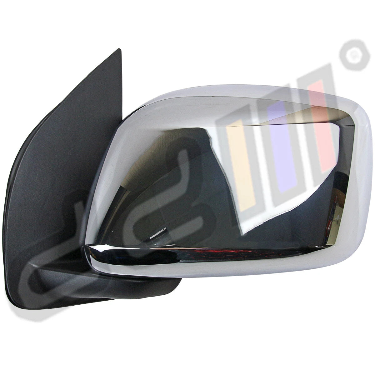 3 x Chrome Electric Side Mirror for Nissan Navara D40 (2005-2014)