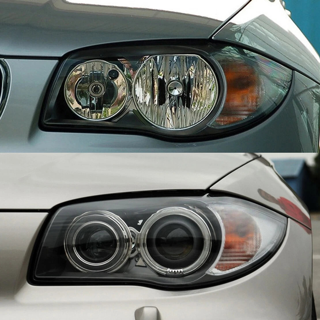 Left Headlight Lens Cover for BMW 1 Series E81 E82 E87 E88 (2003-2011)