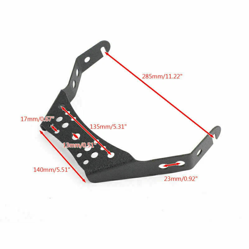 10" ATV Light Bar Mount Brackets for Honda TRX450R, Yamaha YFZ450 (2004-2023)