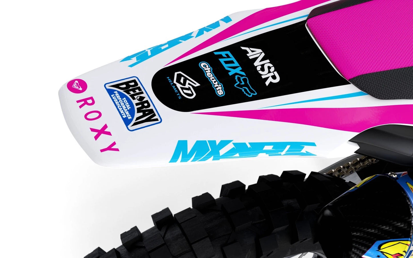 Husqvarna TC 85 Custom Graphic Kit 2018-2024 Ripped Pink Decals Stickers