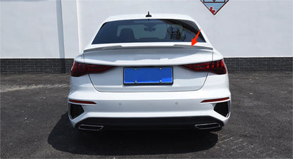 V Style Rear Trunk Spoiler for 2021-2023 Audi A3 S3 Sedan - Unpainted