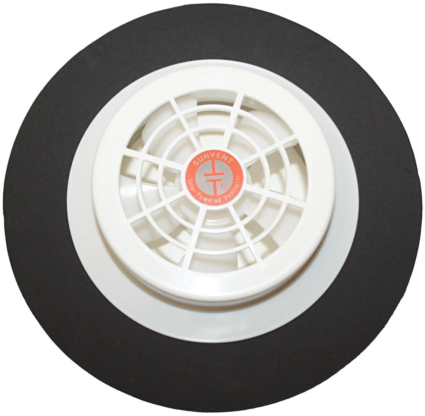 Solar Vent Exhaust & Intake for Caravan/Boat White Plastic Low Profile