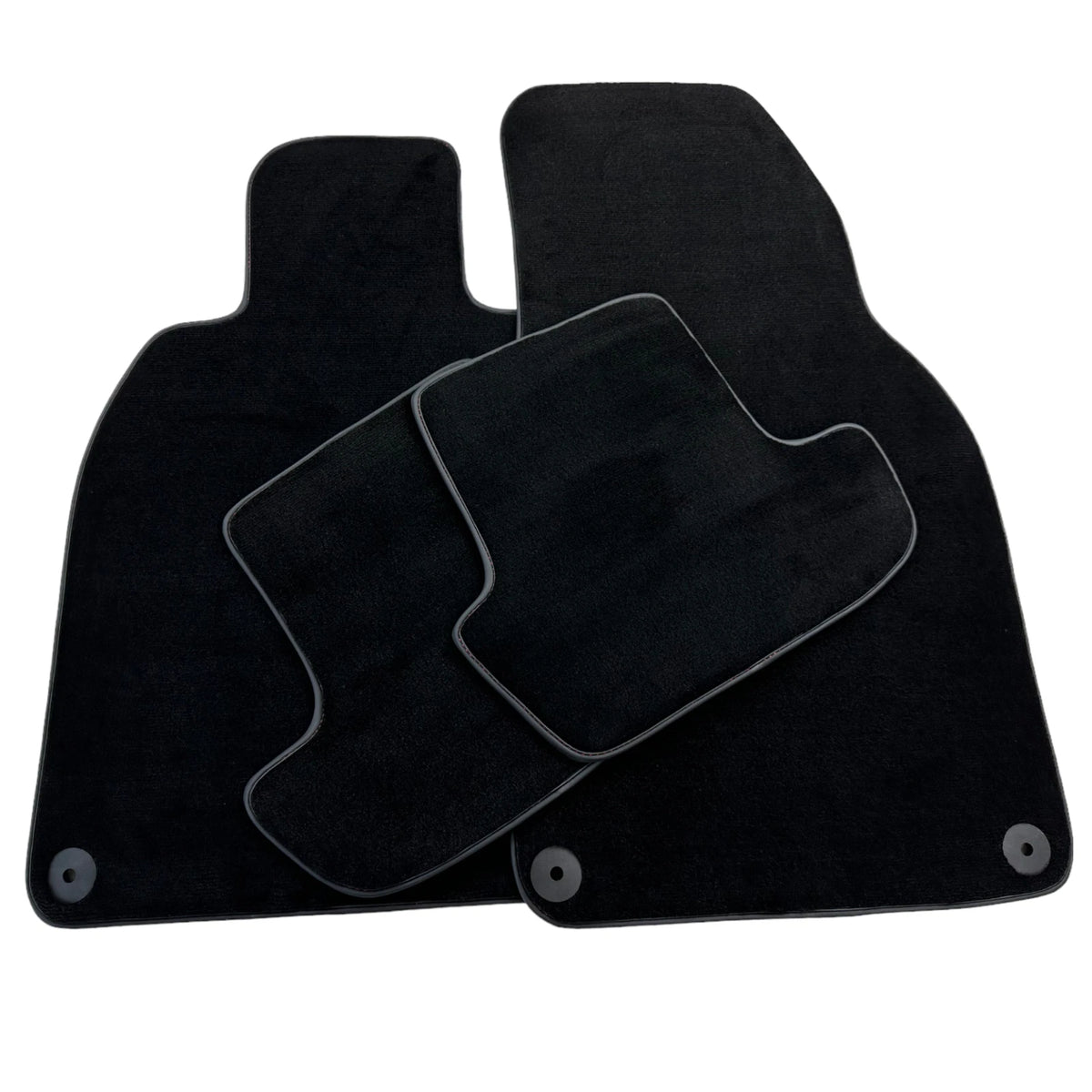 Custom Logo Black LHD Carpet Floor Mats for Porsche 911 964 (1989-1994)