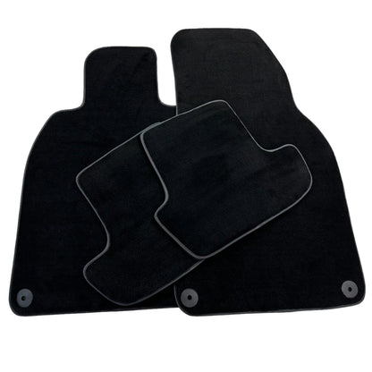 Custom Logo Black LHD Carpet Floor Mats for Porsche 911 964 (1989-1994)